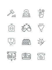 Set of icons for web and applications, set of icons for web design, vector illustration