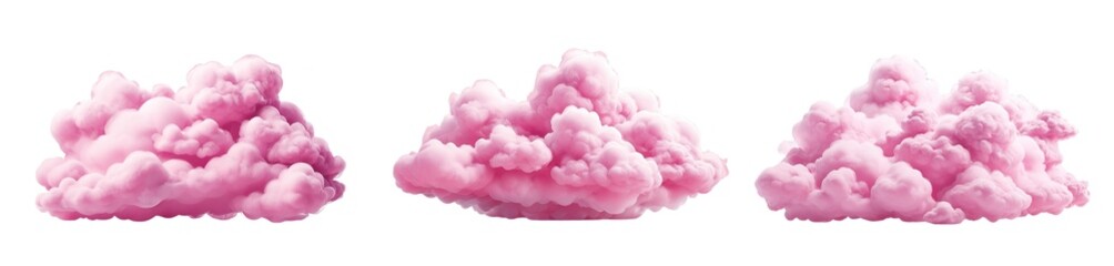 Fototapeta premium pink clouds (PNG)