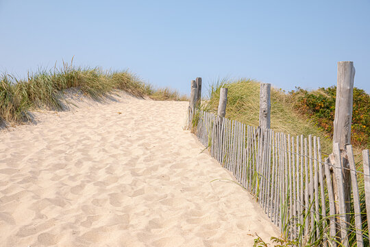 Pathway to Duck Harbor Beach October 12 2024 
