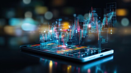 A financial app with AI-driven recommendations for personalized investment strategies.