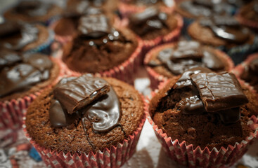 Chocolate Mint Muffins