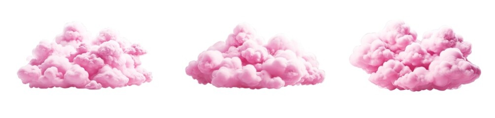Fototapeta premium pink clouds (PNG)