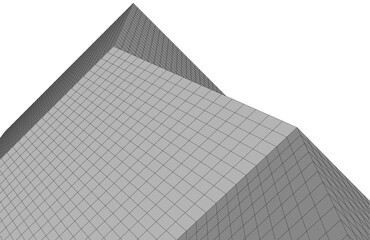 Fototapeta premium Architectural drawing digital backgroud 3d rendering