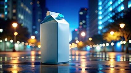 Create a customizable milk carton template for missing persons or public awareness campaigns. Capture attention with a