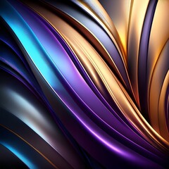 Colorful gradients with shiny , realistic monochrome illustration; abstract background 