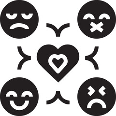 Love icon symbol vector image illustration
