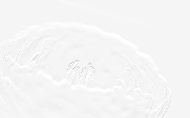 embossed image of flower