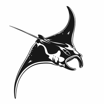 manta ray vector image