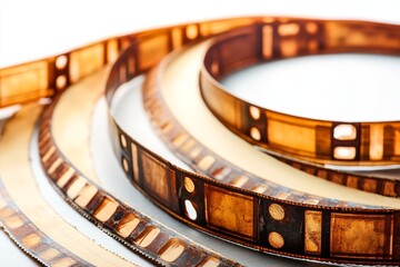 Vintage Filmstrip Close-Up