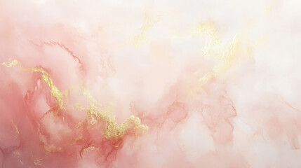 A delicate watercolor oil painting background in soft blush pinks and light gold tones, with smooth brushstrokes forming a dreamy, ethereal texture.