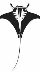 manta ray vector image
