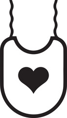 Love icon symbol vector image illustration
