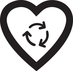 Love icon symbol vector image illustration
