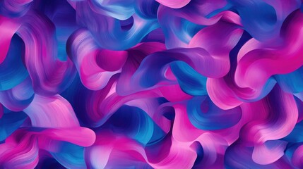 Obraz premium Vibrant seamless print pattern featuring shades of purple magenta and blue