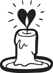 Obraz premium Love icon symbol vector image illustration 