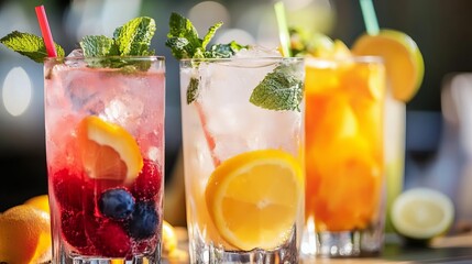 Refreshment Beverage menu in party and celebration event.