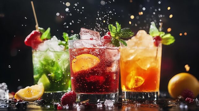 Refreshment Beverage menu in party and celebration event.