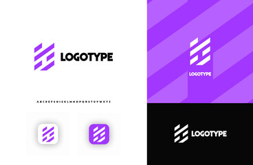 Bold diagonal stripes creating geometric shapes letter b logo for technology, finance, banking, cryptocurrency, corporate branding, architecture, construction, real estate. Vector illustration