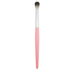 Pink brush 3d illustration featuring makeup tools, beauty products, and cosmetic accessories
