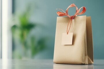 Charming Personalized Gift Bag with Custom Name Tag Perfect for Any Special Occasion Gathering.