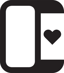 Love icon symbol vector image illustration
