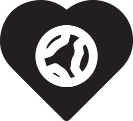 Love icon symbol vector image illustration
