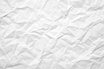 Obraz premium Crinkled white paper texture. Background for various purposes.