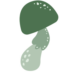 Mushroom toxic forest plant icon
