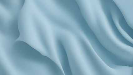 Naklejka premium silk fabric blue wave background