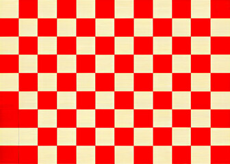red and white chess board