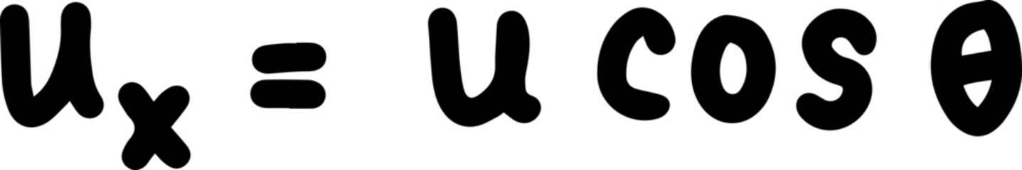 Projectile movement physics formulas