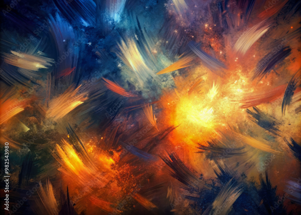 Canvas Prints fractal background