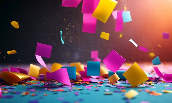 Colorful Confetti Celebration