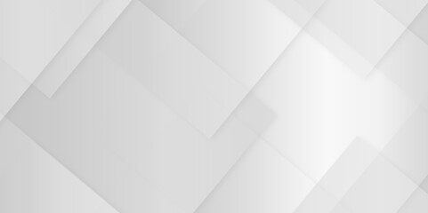 Fototapeta premium Abstract modern white and gray pattern geometric luxury gradient line background random square shape design. 3d shadow effects, modern design template background. layered geometric triangle shapes.