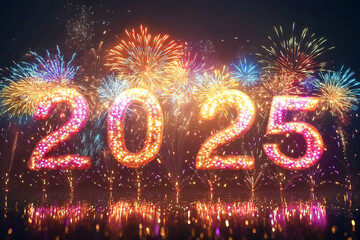 Celebration of the happy New Year