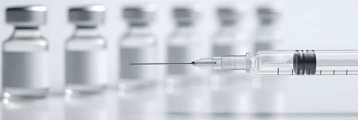 Syringe with a Needle | Medical Equipment for Vaccinations and Injections