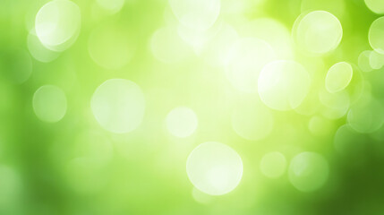 Obraz premium Vibrant green background of the beauty of nature - copy space and blurred background.