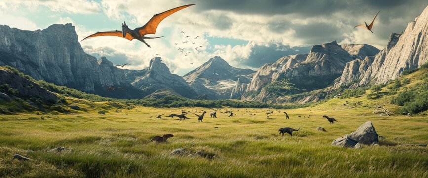 Fototapeta dinosaur jurassic animal prehistoric predator nature