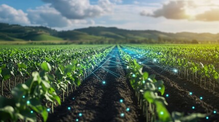 Cutting-edge agricultural technology improving efficiency and yield.