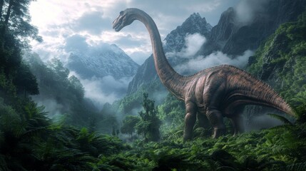 Naklejka premium dinosaur jurassic animal prehistoric predator nature