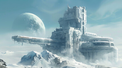 steampunk future building