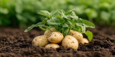 Potato Farming in Fertile Fields | Sustainable Agriculture and Fresh Crop Harvest
