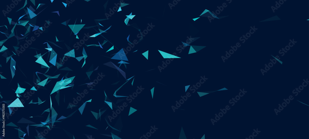 Aufkleber abstract background with connecting dots and lines. network connection structure. data technology an