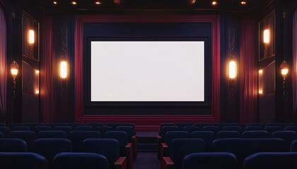 Fototapeta premium Empty Movie Theater