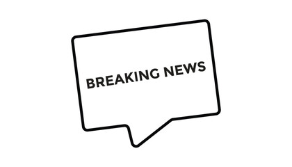 Breaking news button web banner templates. Vector Illustration 
