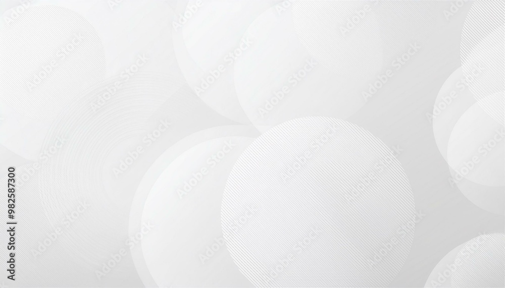 Poster abstract background with a gray circle. white and grey abstract modern transparency circle presentat