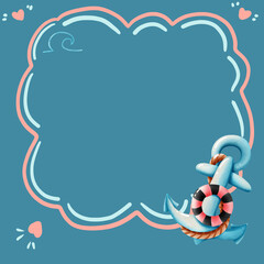 christmas card with santa claus