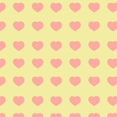 seamless background with hearts