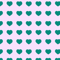 seamless pattern with hearts