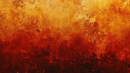 Obraz premium A vibrant and textured abstract background in warm tones of orange, red, and yellow, perfect for artistic designs and projects.